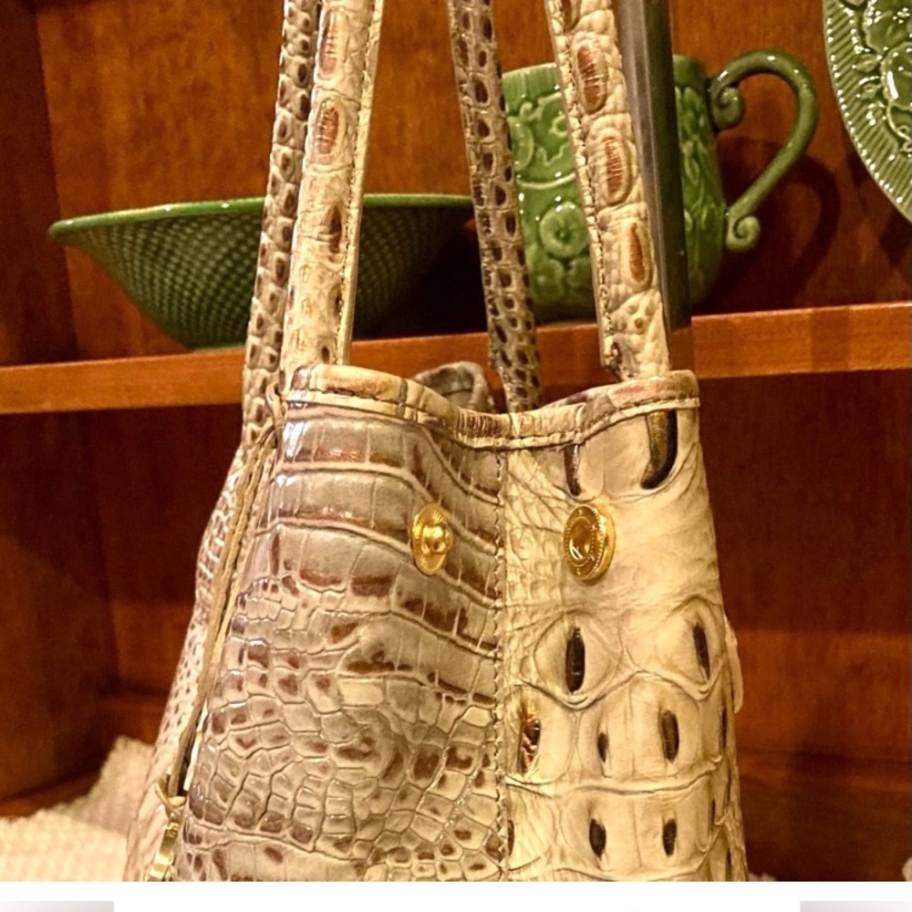 🤎🌟EUC Brahmin Expandable Anytime Tote in Savino Melbourne🌟 - Picture 7 of 12
